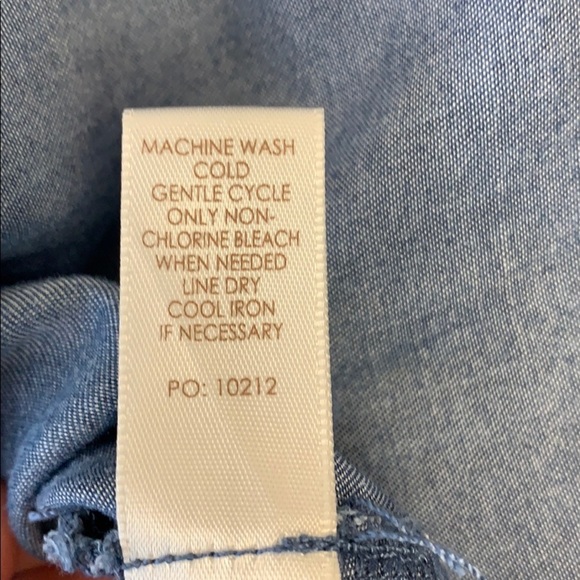 Chambrai Long sleeve button down denim shirt - Picture 8 of 8